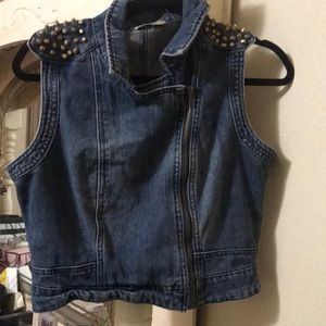 denim vest